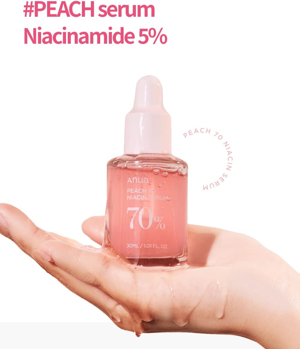 Anua Wonder Peach 70% Niacinamide Serum, Dark Spot Correcting Serum for Face Hydrating